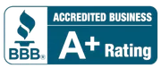 Better Business Bureau accredited business badge
