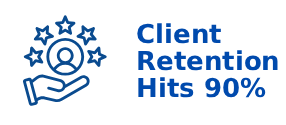 Client Retention Hits 90%
