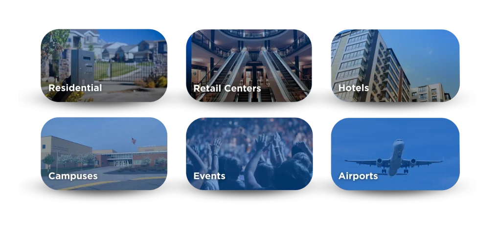 Industries AIG Security serves across California