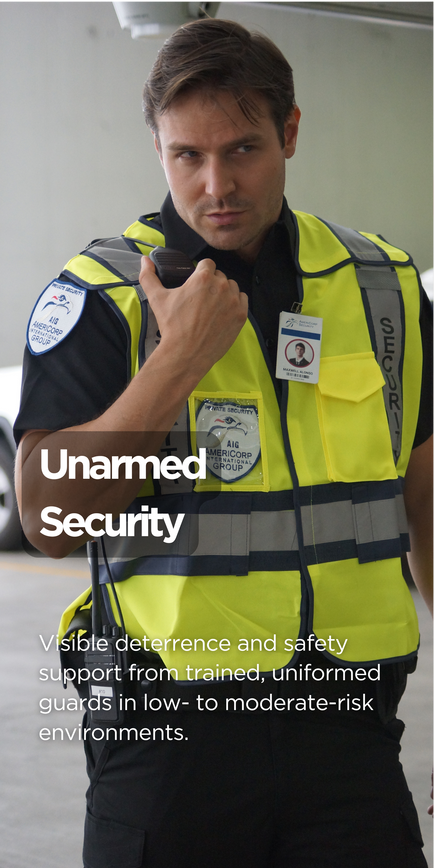 Unarmed security