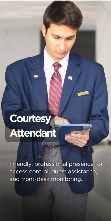 Courtesy attendant