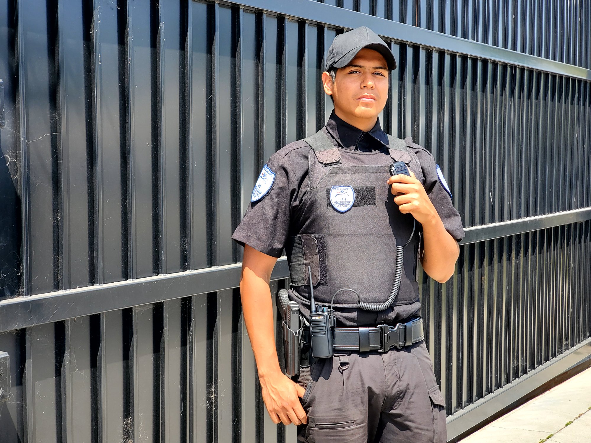 AIG Security officer on duty in Woodland Hills