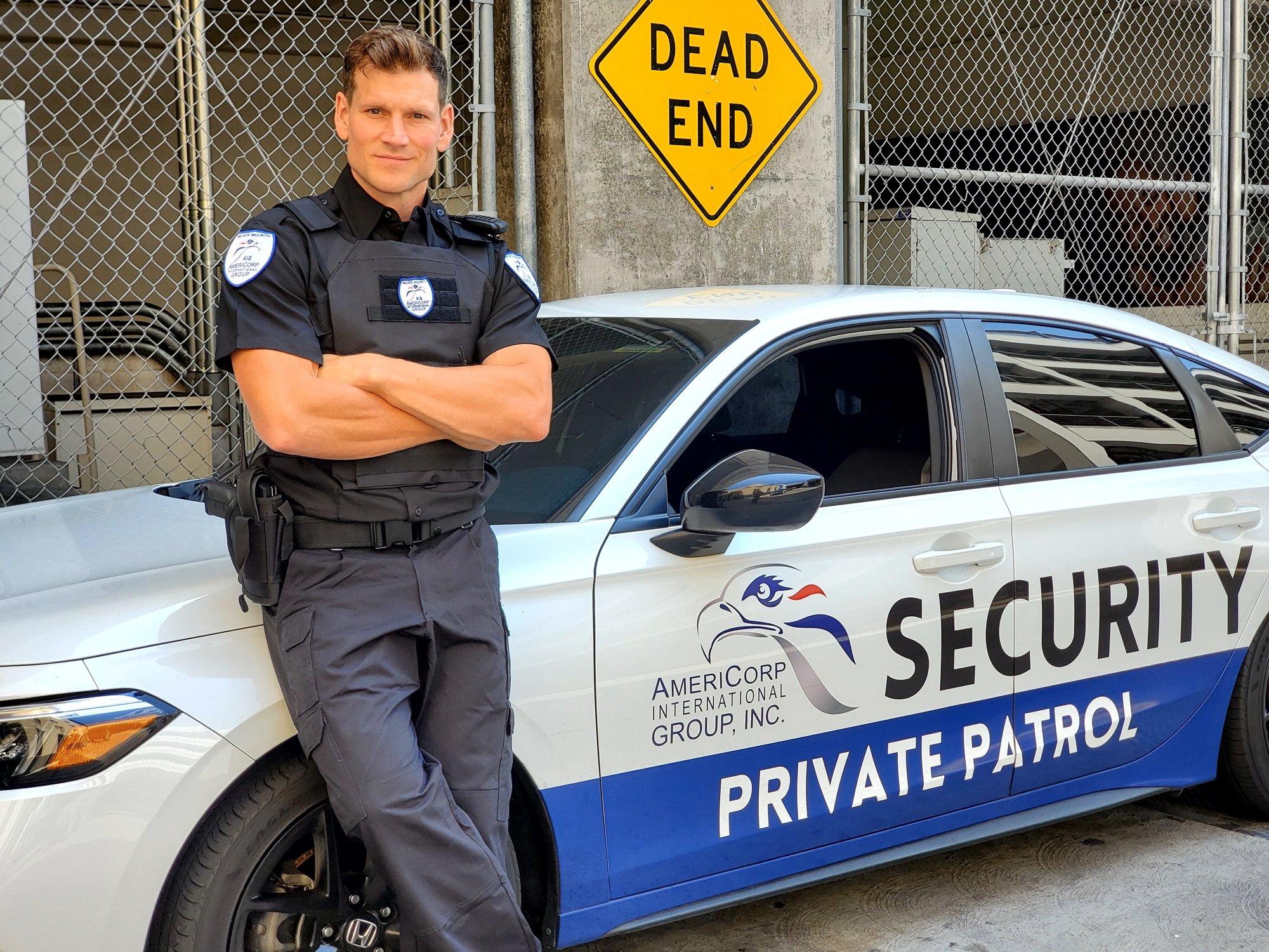 AIG Security officer on duty in Glendale