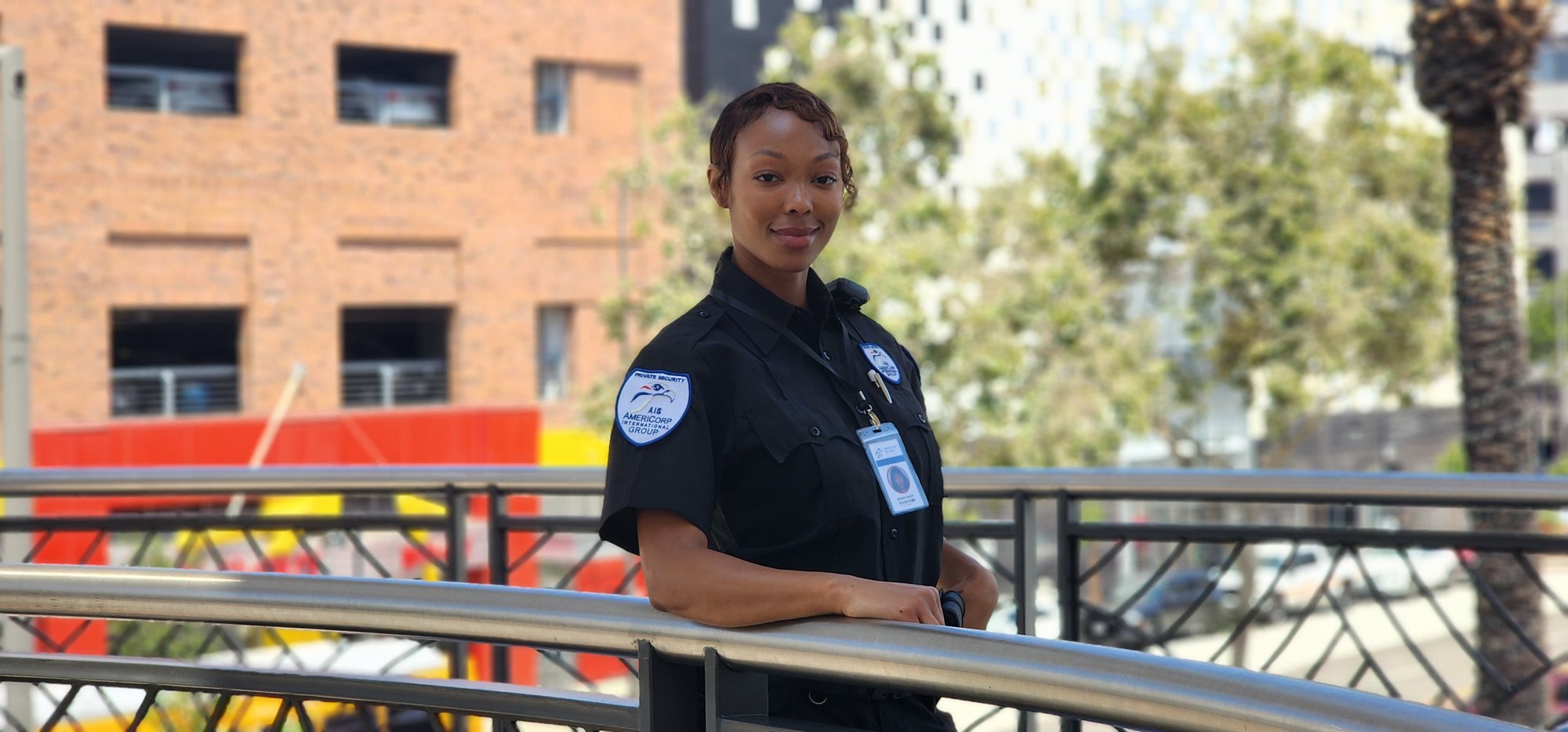 AIG Security officer on duty in Northridge